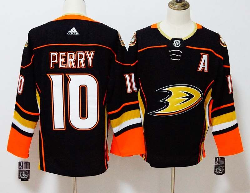 Anaheim Ducks PERRY #10 Black NHL Jersey
