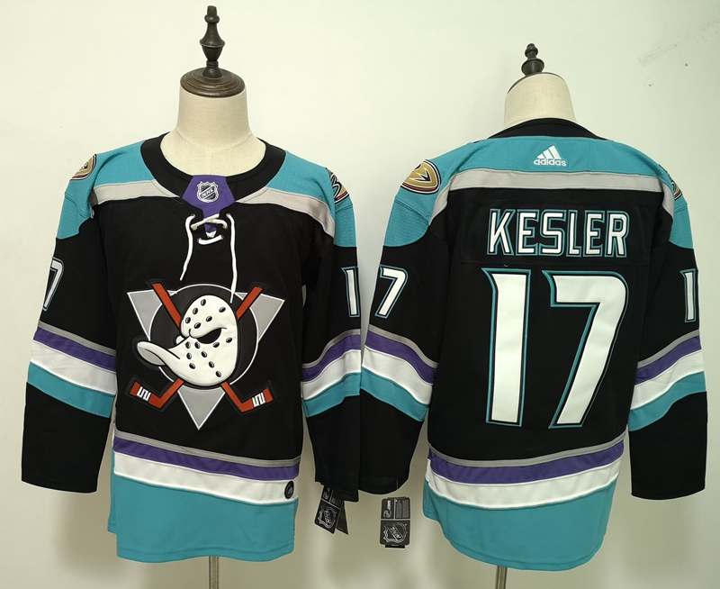 Anaheim Ducks KESLER #17 Black NHL Jersey 02