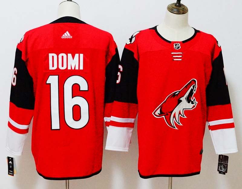 Arizona Coyotes DOMI #16 Red NHL Jersey