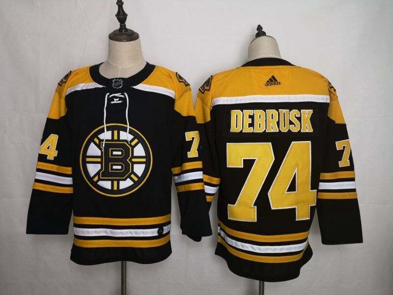 Boston Bruins DEBRUSK #74 Black NHL Jersey