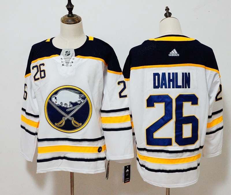 Buffalo Sabres DAHLIN #26 White NHL Jersey