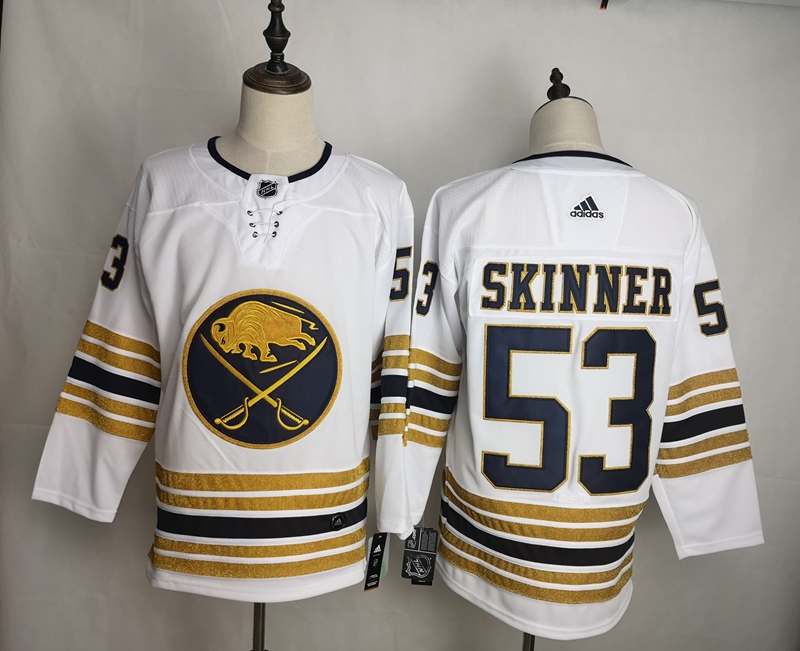 Buffalo Sabres SKINNER #53 White NHL Jersey 02