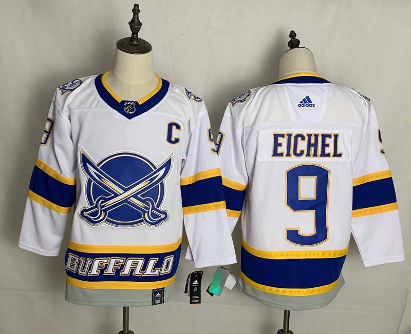 Buffalo Sabres EICHEL #9 White NHL Jersey