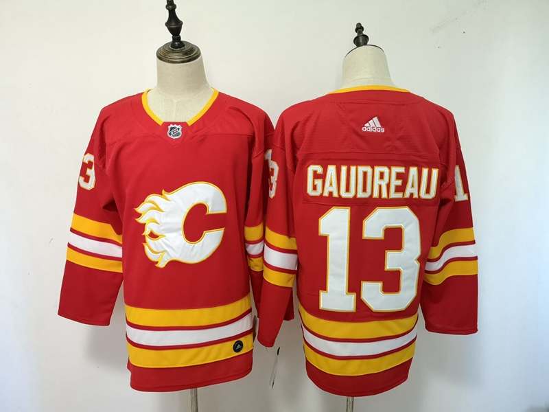 Calgary Flames GAUDREAU #13 Red NHL Jersey