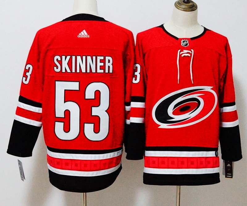 Carolina Hurricanes SKINNER #53 Red NHL Jersey