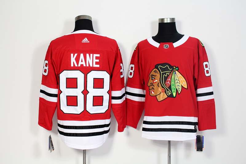 Chicago Blackhawks KANE #88 Red NHL Jersey