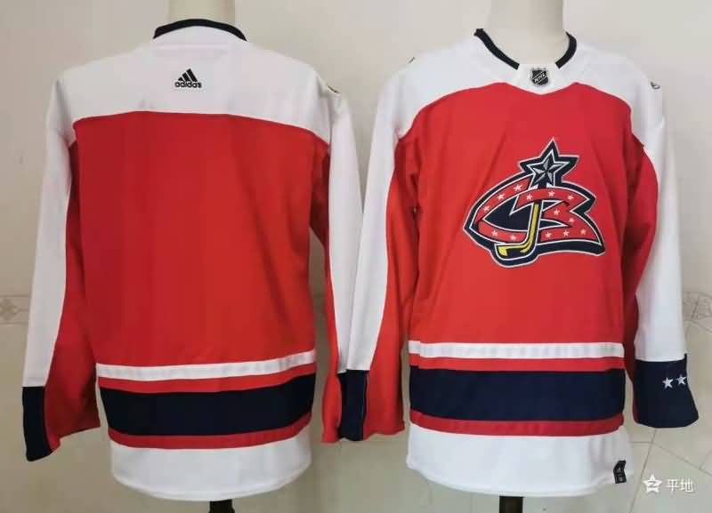 Columbus Blue Jackets Custom Red NHL Jersey