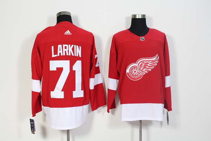 Detroit Red Wings LARKIN #71 Red NHL Jersey