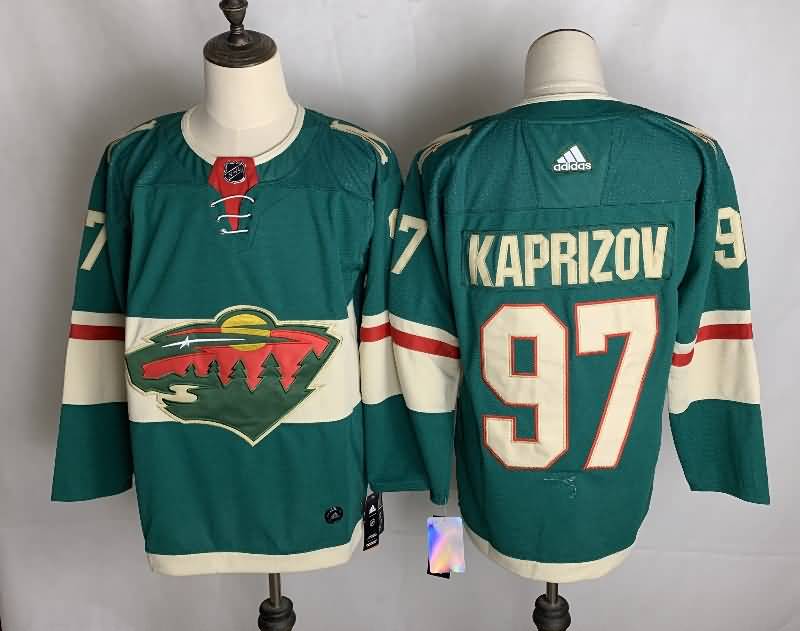 Minnesota Wild KAPRIZOV #97 Green NHL Jersey