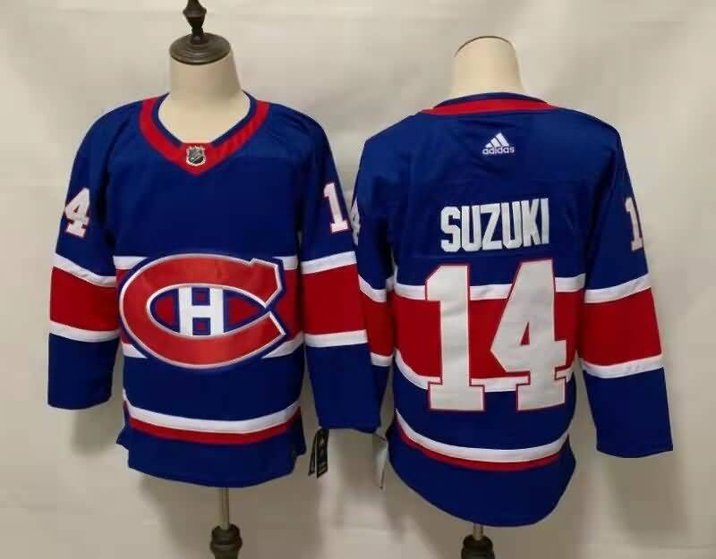 Montreal Canadiens SUZUKI #14 Blue Classica NHL Jersey