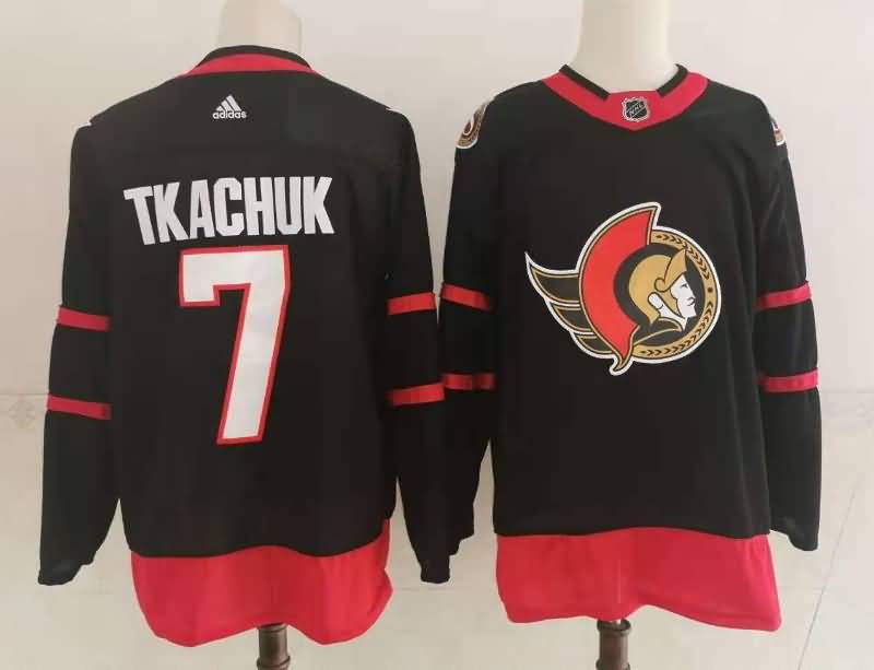 Ottawa Senators TKACHUK #7 Black NHL Jersey