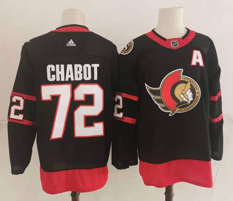 Ottawa Senators CHABOT #72 Black NHL Jersey
