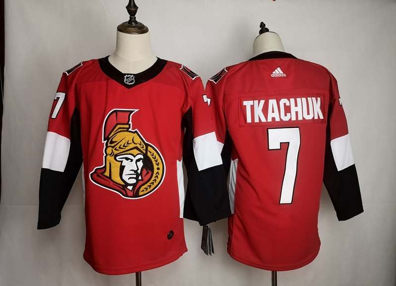 Ottawa Senators TKACHUK #7 Red NHL Jersey