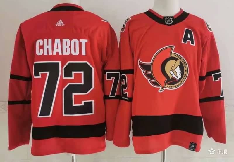 Ottawa Senators CHABOT #72 Red NHL Jersey