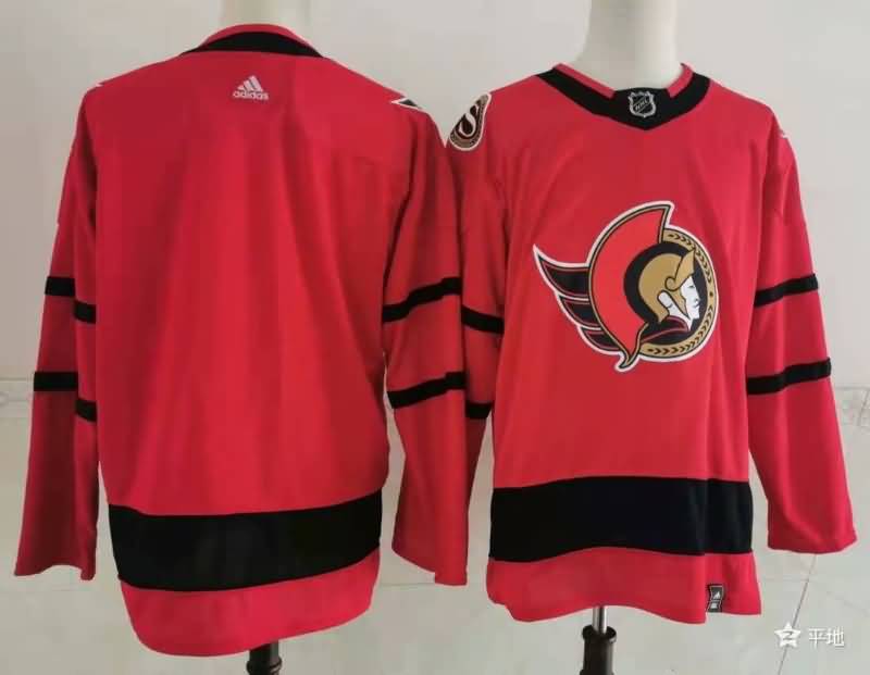 Ottawa Senators Custom Red NHL Jersey 02
