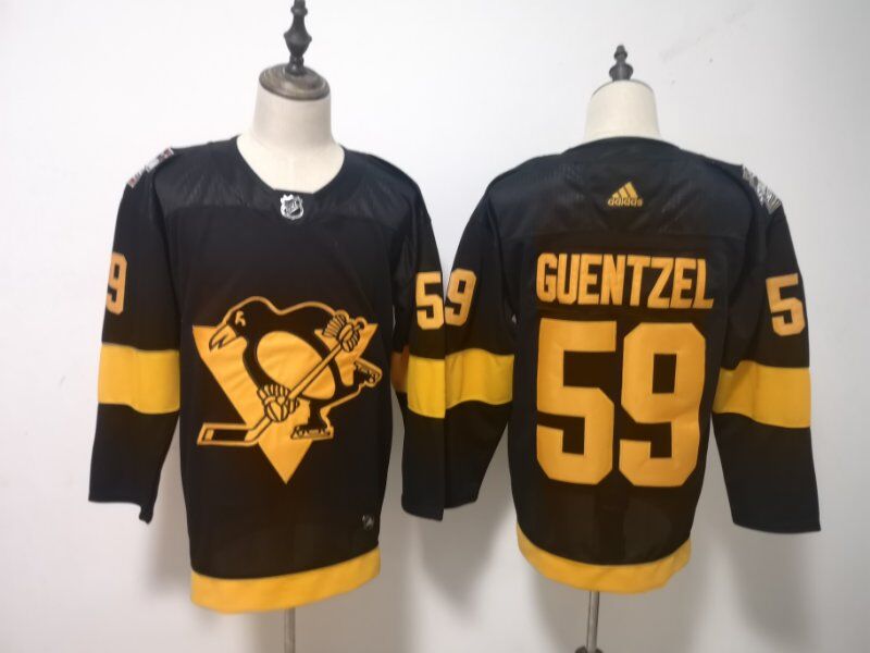 Pittsburgh Penguins GUENTZEL #59 Black NHL Jersey 02