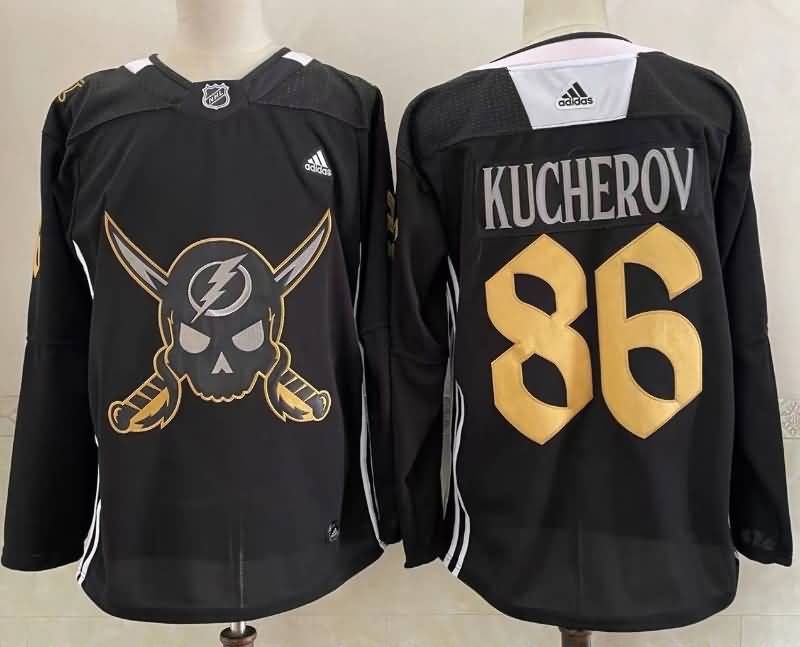 Tampa Bay Lightning KUCHEROV #86 Black NHL Jersey
