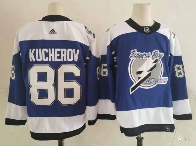 Tampa Bay Lightning KUCHEROV #86 Blue NHL Jersey 02