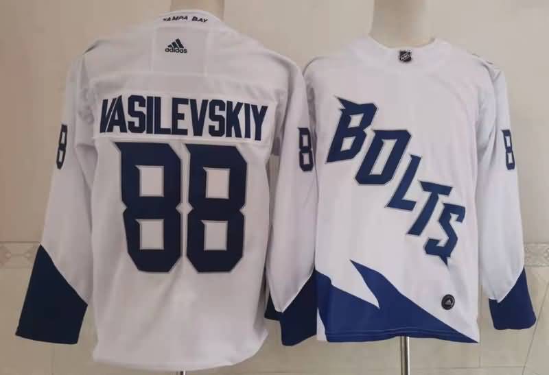 Tampa Bay Lightning VASILEVSKIY #88 White NHL Jersey