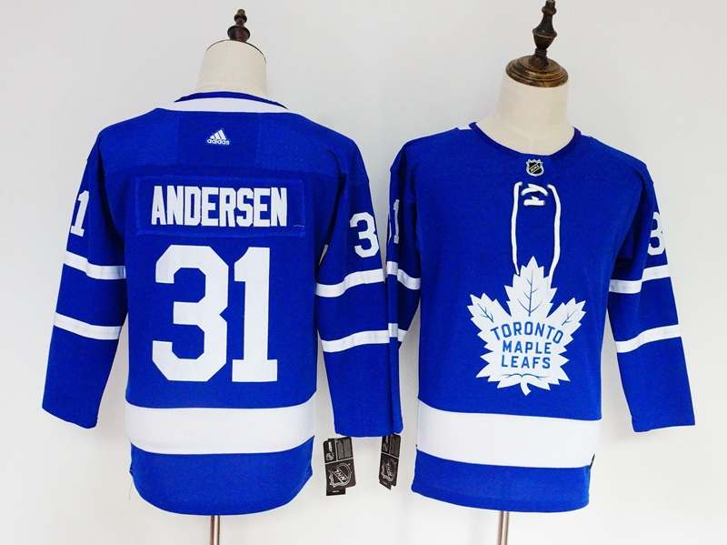 Toronto Maple Leafs ANDERSEN #31 Blue NHL Jersey