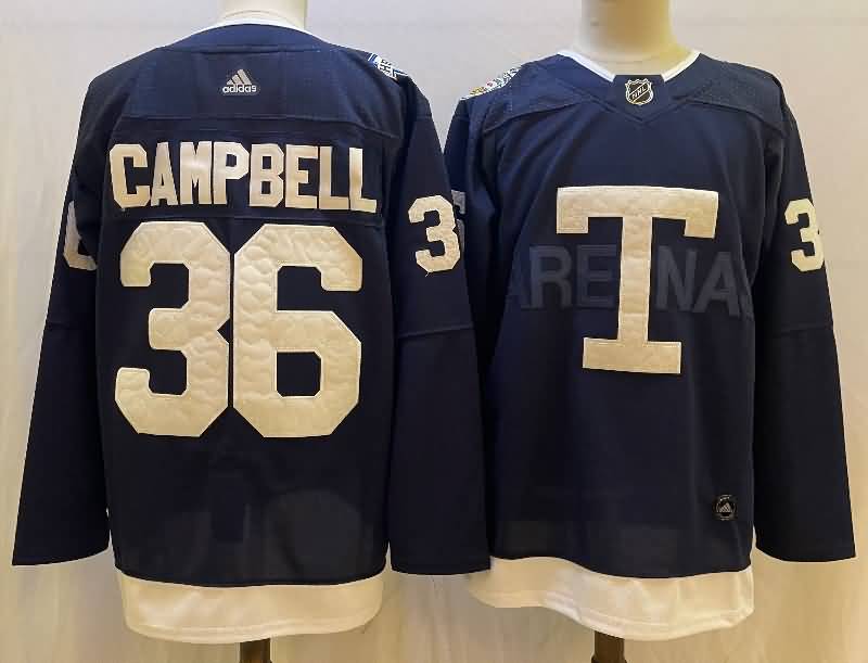 Toronto Maple Leafs CAMPBELL #36 Dark Blue NHL Jersey