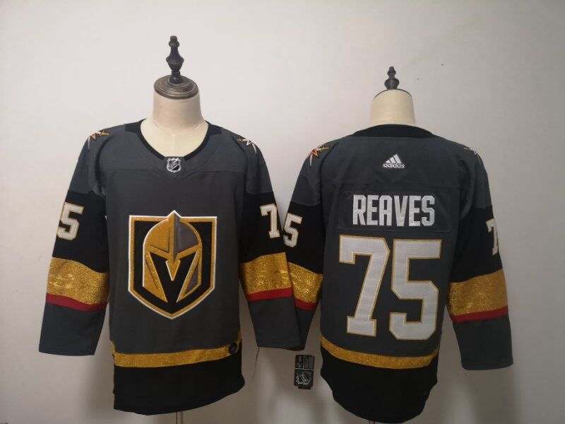 Vegas Golden Knights REAVES #75 Grey NHL Jersey