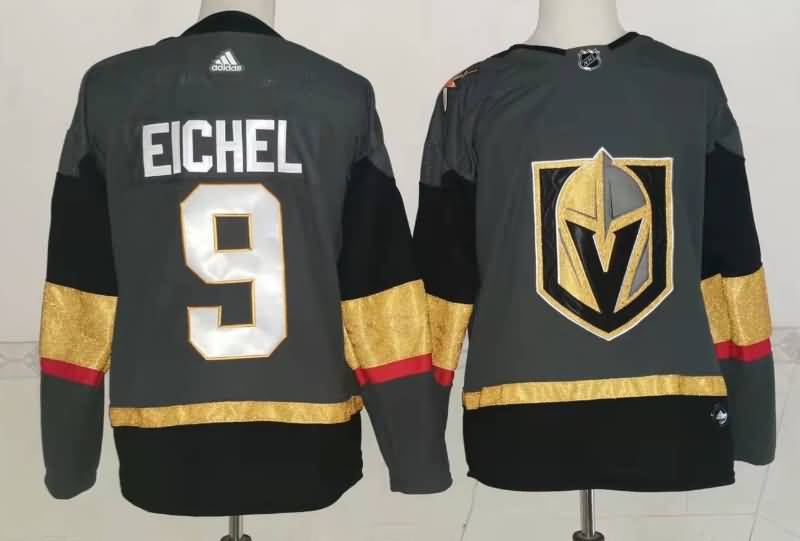 Vegas Golden Knights EICHEL #9 Grey NHL Jersey