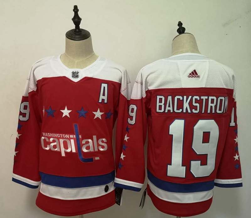 Washington Capitals BACKSTROM #19 Red NHL Jersey 02