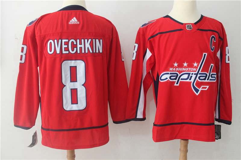 Washington Capitals OVECHKIN #8 Red NHL Jersey