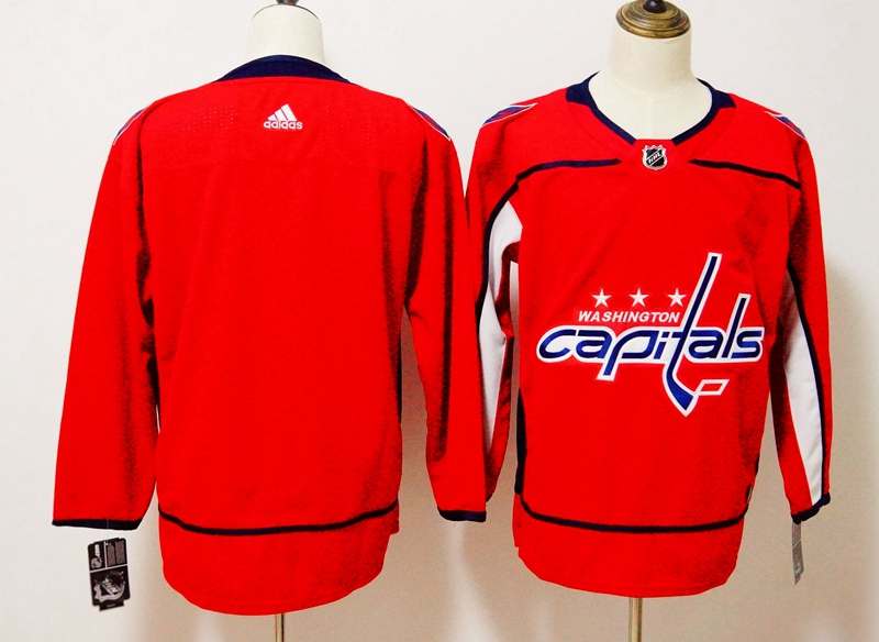 Washington Capitals Custom Red NHL Jersey