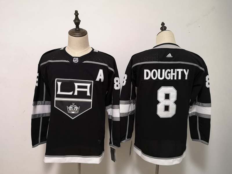 Los Angeles Kings DOUGHTY #8 Black Women NHL Jersey
