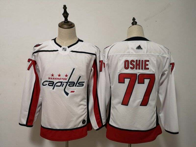 Washington Capitals OSHIE #77 White Women NHL Jersey