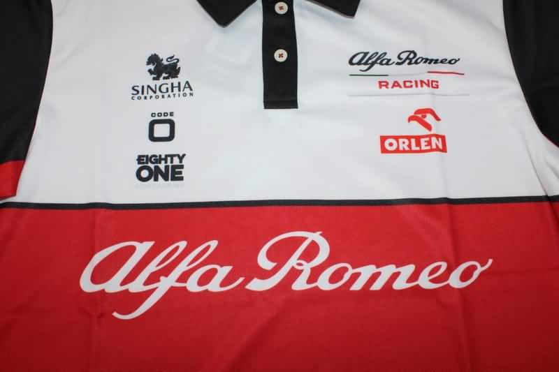 Thailand Quality(AAA) 2021 Alfa Romeo Red Polo Soccer T-Shirt