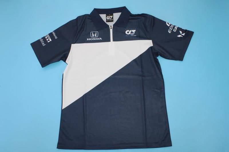 Thailand Quality(AAA) 2021 Honda Dark Blue Polo Soccer T-Shirt