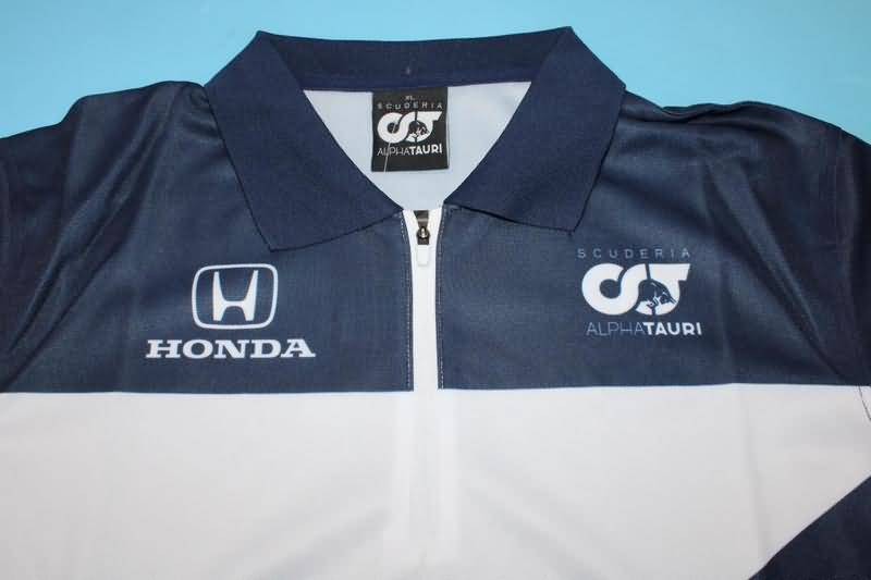 Thailand Quality(AAA) 2021 Honda Dark Blue Polo Soccer T-Shirt