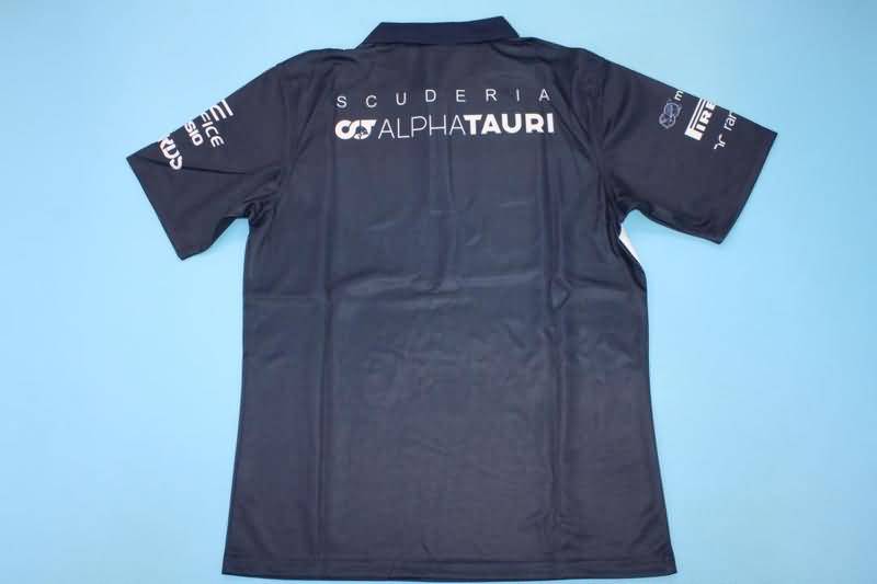 Thailand Quality(AAA) 2021 Honda Dark Blue Polo Soccer T-Shirt