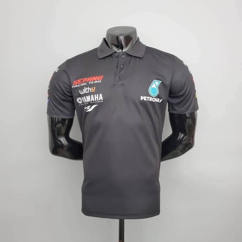 Thailand Quality(AAA) 2021 Mercedes Black Polo Soccer T-Shirt 02