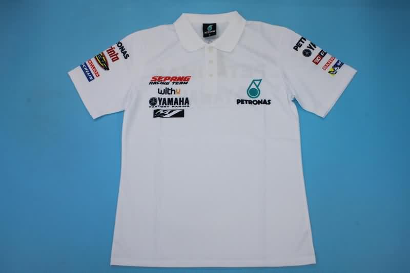 Thailand Quality(AAA) 2021 Mercedes White Polo Soccer T-Shirt 02