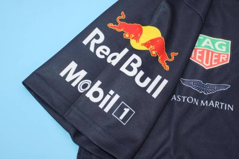 Thailand Quality(AAA) 2021 Red Bull Dark Blue Polo Soccer T-Shirt