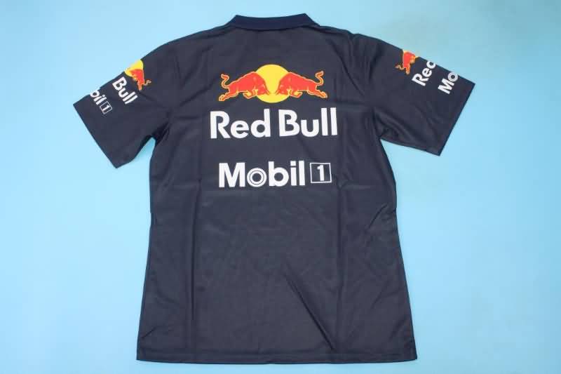 Thailand Quality(AAA) 2021 Red Bull Dark Blue Polo Soccer T-Shirt