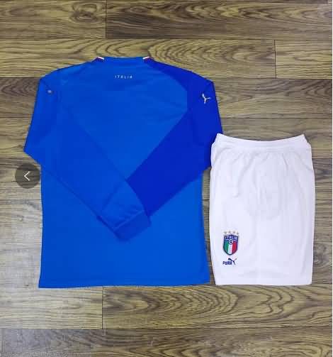 2022/23 Italy Home Long Slevee Soccer Jersey