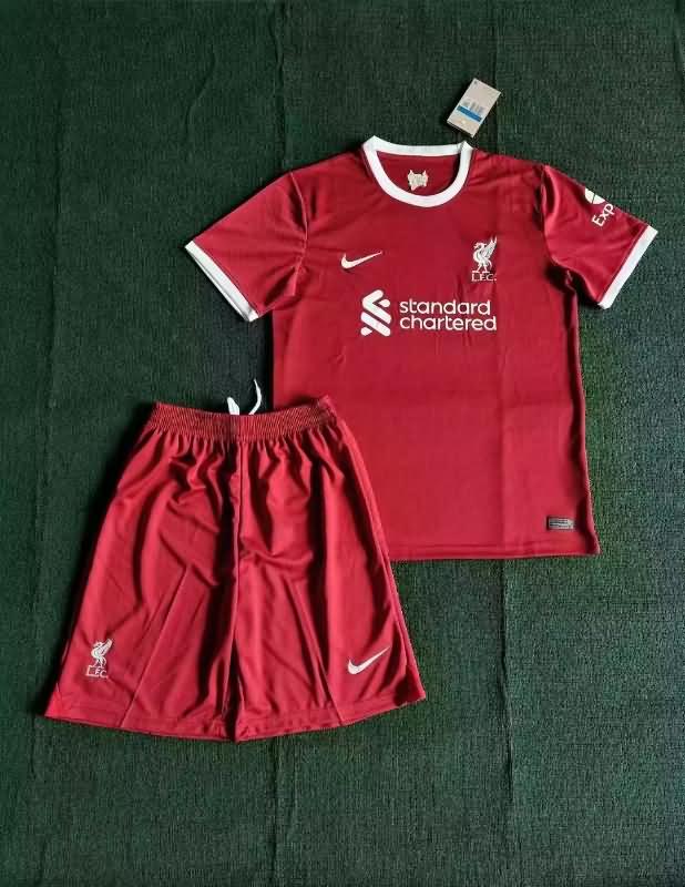 23/24 Liverpool Home Soccer Jersey Leaked