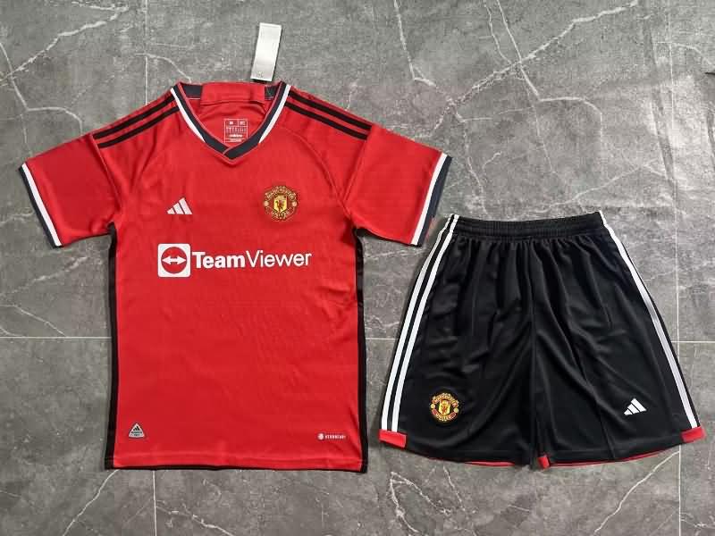 23/24 Manchester United Home Soccer Jersey Leaked