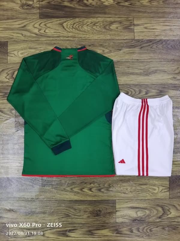 2022 Mexico Home Long Slevee Soccer Jersey