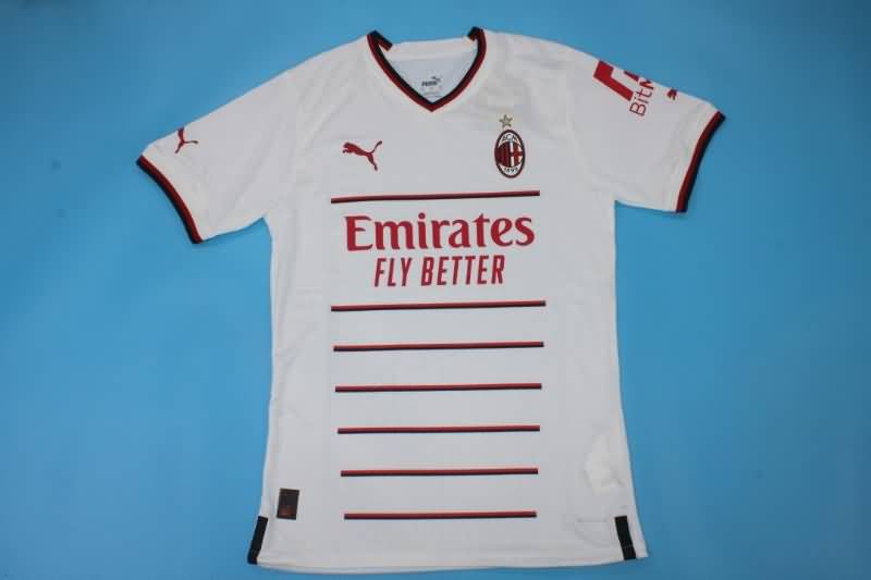 Thailand Quality(AAA) 22/23 AC Milan Away Soccer Jersey(Player)