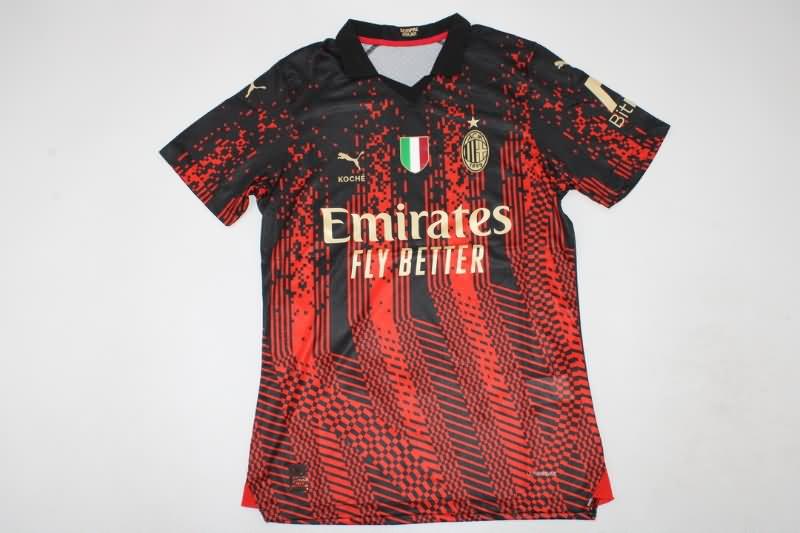 Thailand Quality(AAA) 22/23 AC Milan Fourth Soccer Jersey (Player)