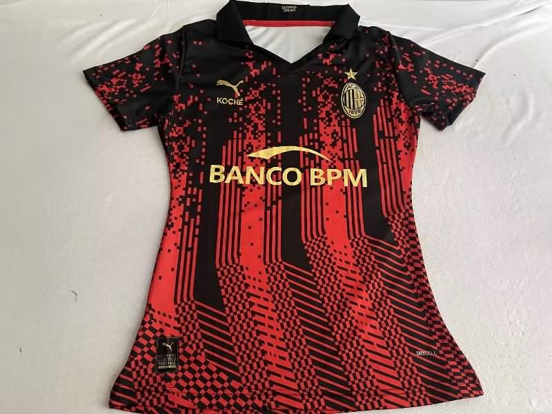 Thailand Quality(AAA) 22/23 AC Milan Fourth Woman Soccer Jersey