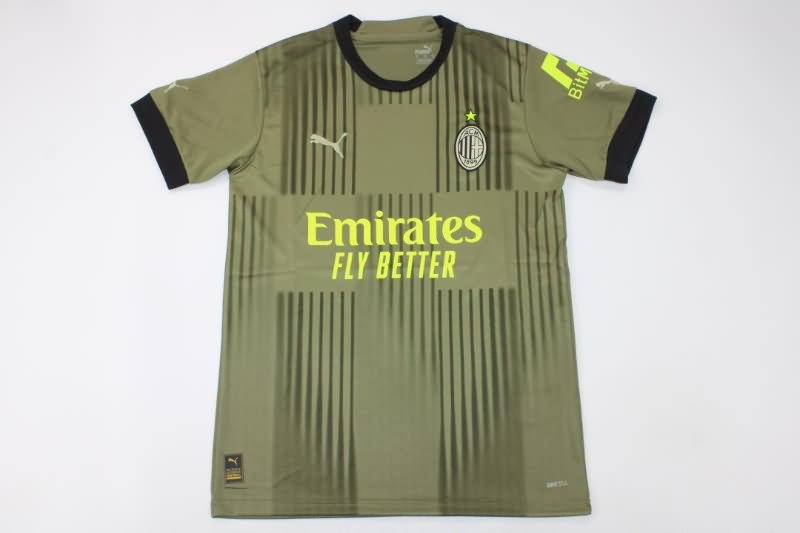 Thailand Quality(AAA) 22/23 AC Milan Third Soccer Jersey