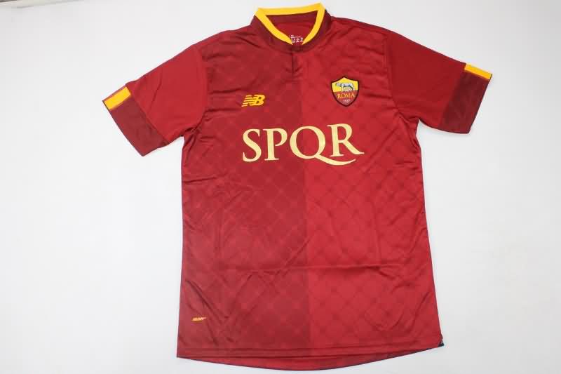 Thailand Quality(AAA) 22/23 AS Roma Home Soccer Jersey New Sponsor