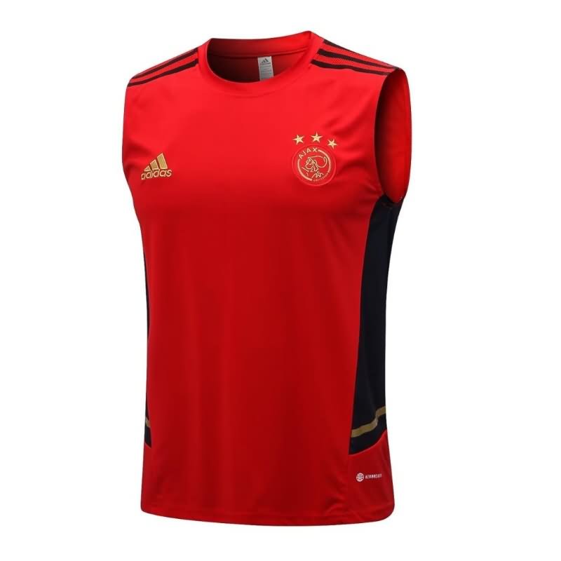 Thailand Quality(AAA) 22/23 Ajax Red Vest Soccer Jersey